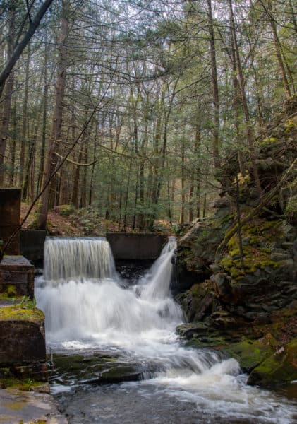 Upper Little Shickshinny Falls near Shickshinny PA