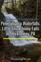 Little Shickshinny Falls in Luzerne County Pennsylvania