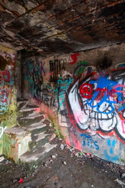 Inside a home at Concrete City in Luzerne County Pennsylvania