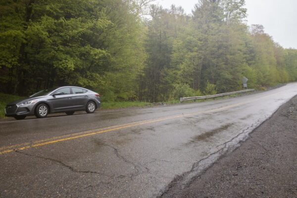 Parking for Lost Falls in northeastern PA