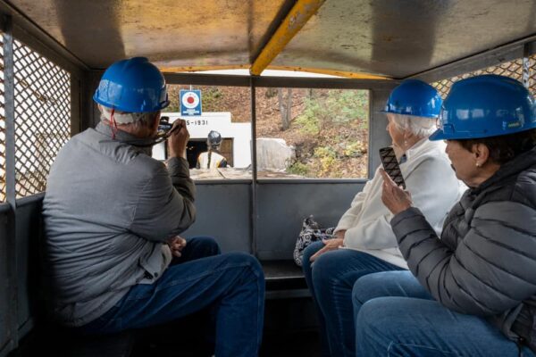 Ride into the Number 9 Coal Mine in northeastern Pennsylvania