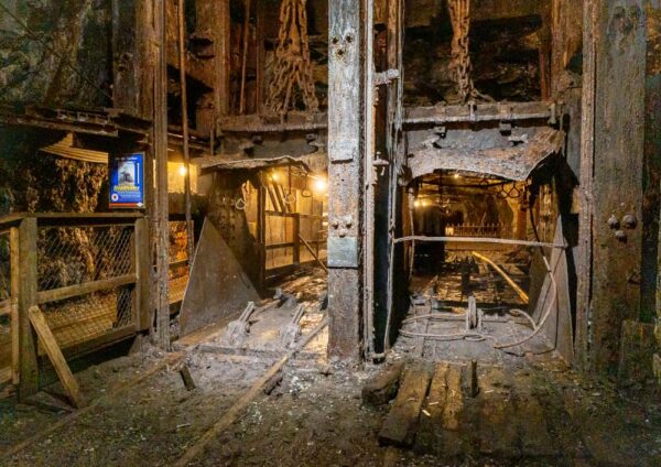 Anthracite Cage Shaft at the No 9 Coal Mine in Lansford PA