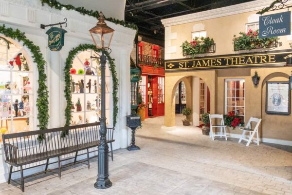 Inside the Byers Choice Christmas Museum near Doylestown PA