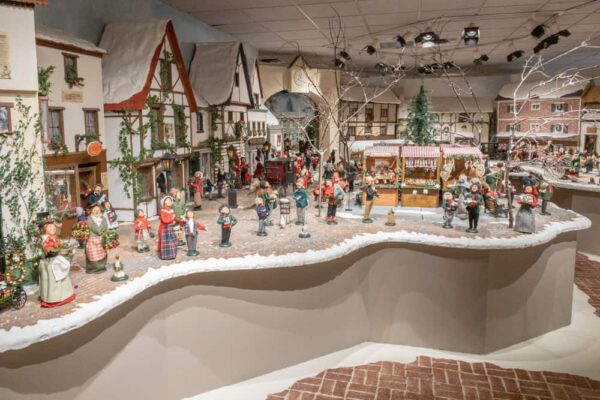 Dioramas of Byers Carolers at the Christmas Museum in Chalfont, Pennsylvania