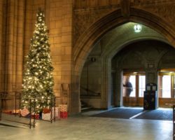 Celebrating Christmas at the Cathedral of Learning in Pittsburgh