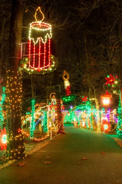 Rocky Ridge Christmas lights in York Pennsylvania