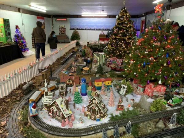 Model Train at Christmas Magic in York, PA