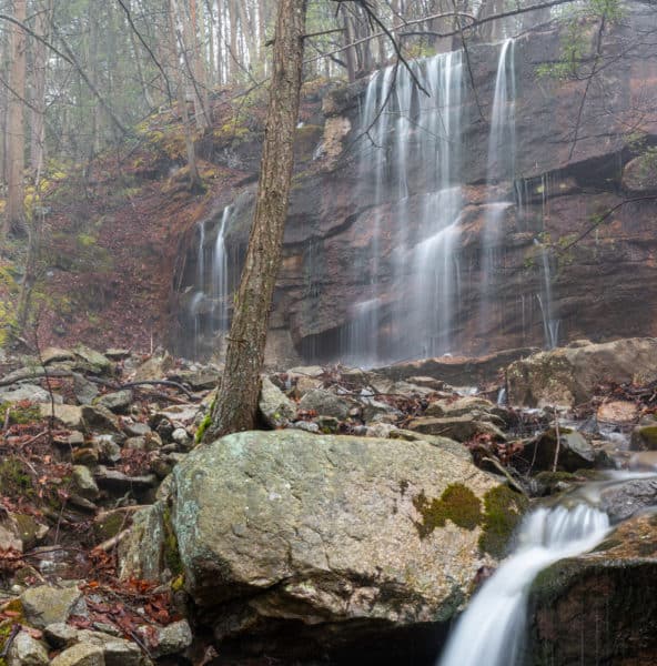 Paddy Run Falls in Luzerne County PA