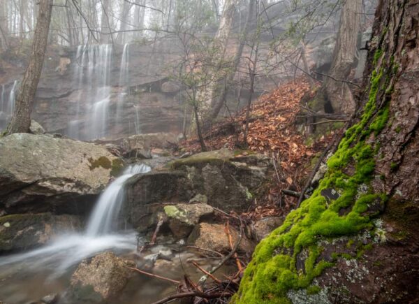 Waterfall on Paddy Run in Shickshinny Pennsylvania