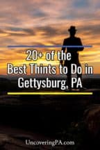 Things to do in Gettysburg Pennsylvania
