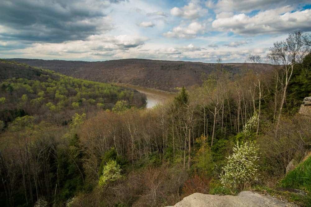 The view from Kennerdell Overlook in Venango County PA
