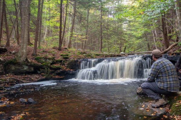 Upper Rusty Falls in Sullivan County PA