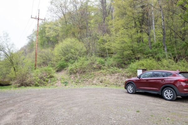 Parking for Dutchman Run Falls in the McIntyre Wild Area