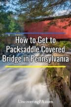 Packsaddle Covered Bridge in Pennsylvania