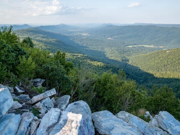 View from Big Mountain Overlook in Franklin County, PA