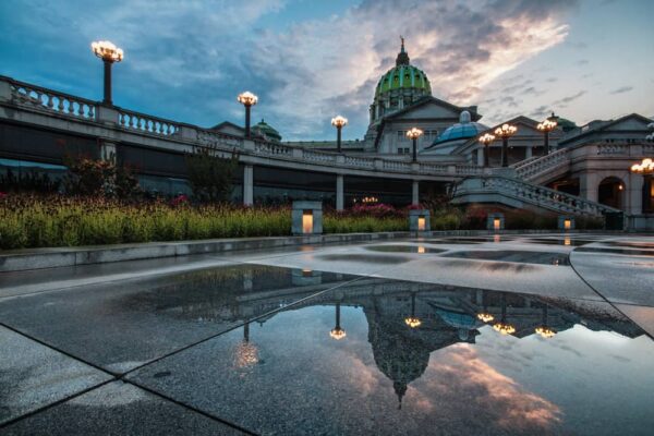 Puzzle of the Pennsylvania Capital in Harrisburg, PA