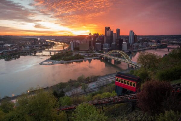 Duquesne Incline in Pittsburgh Pennsylvania