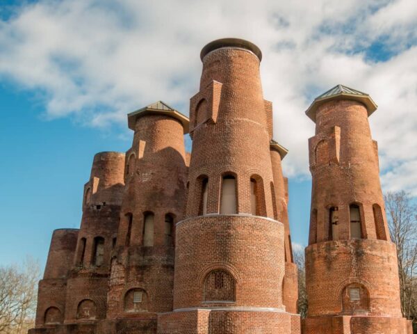 The top of the Coplay Kilns in Lehigh County PA