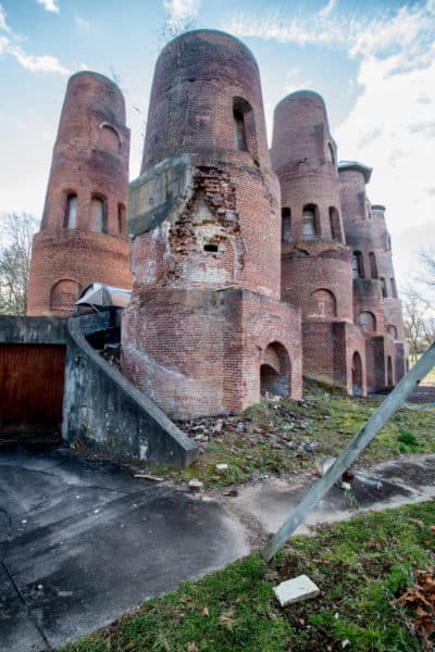 Base of the Coplay Cement Kilns in the Leigh Valley of Pennsylvania