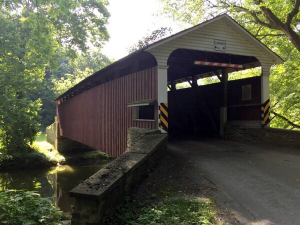 Mercer's Mill Covered Bridge from the Lancaster County side