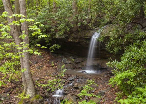 Great Passage Falls as seen from the GAP Trail near Connellsville PA