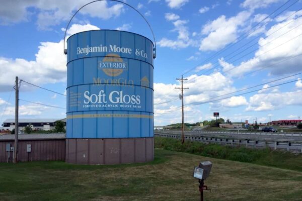 Giant paint can near Shippensburg PA