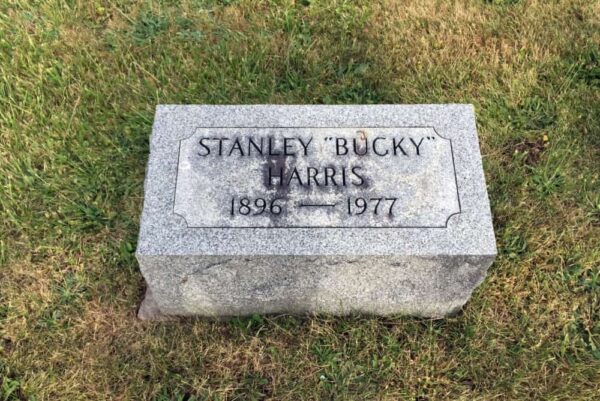 The grave of Bucky Harris in Northeastern PA