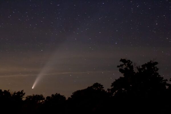 Neowise Comet over Cherry Springs State Park in Pennsylvania