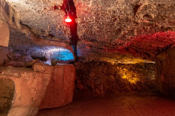 Inside Woodward Cave in Pennsylvania