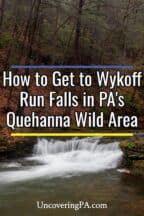 Wykoff Run Falls in the Quehanna Wild Area of Pennsylvania