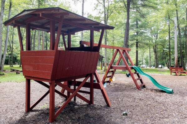 Playground at Bilger's Rocks in Clearfield County Pennsylvania