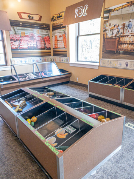 Grocery store in the Erie Children's Museum in northwestern Pennsylvania