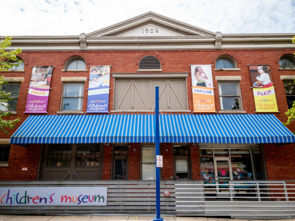 The exterior of the expERIEnce Children's Museum in Erie, Pennsylvania