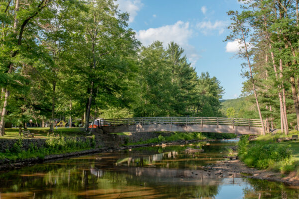 Bridge over Kettle Creek in Ole Bull State Park