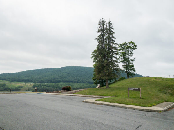 Parking for Tioga Reservoir Overlook in Tioga County PA