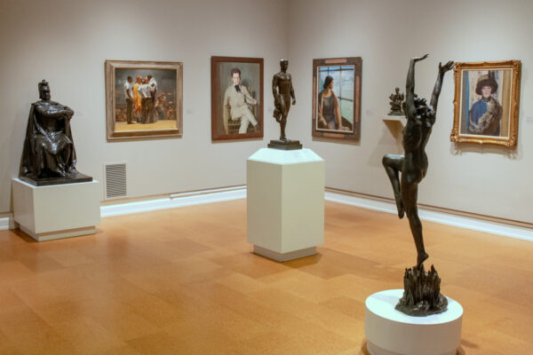 A gallery at the Westmoreland Museum of American Art in the Laurel Highlands of Pennsylvania