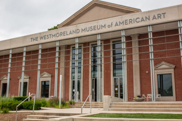 The entrance to the Westmoreland Museum of American Art in Greensburg PA