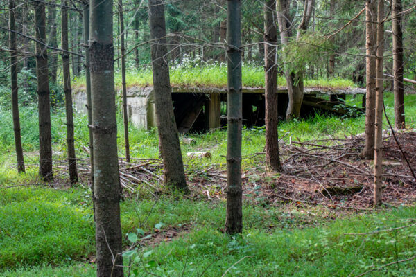 Concrete ruins of a POW Camp in Pennsylvania