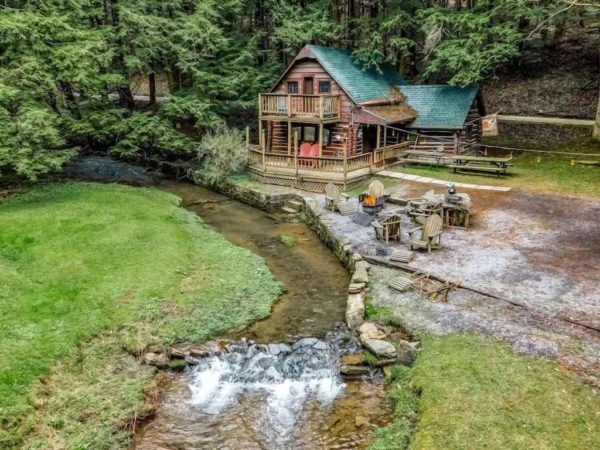 Creekside cabin near Cherry Springs State Park