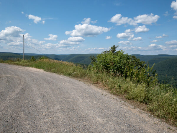 Road at Lebo Vista in Lycoming County PA