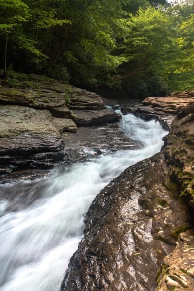 Natural Waterslides in Ohiopyle State Park