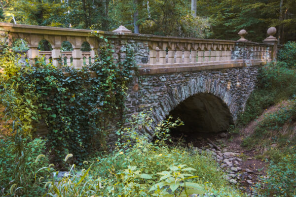 Stone bridge in Ridley Creek State Park in PA