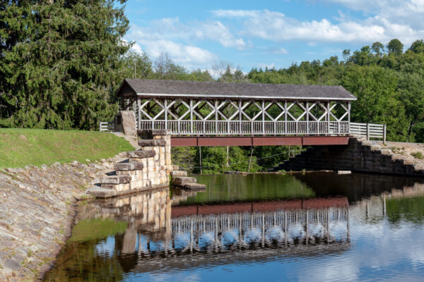 Marilla Covered Bridge in McKean County Pennsylvania