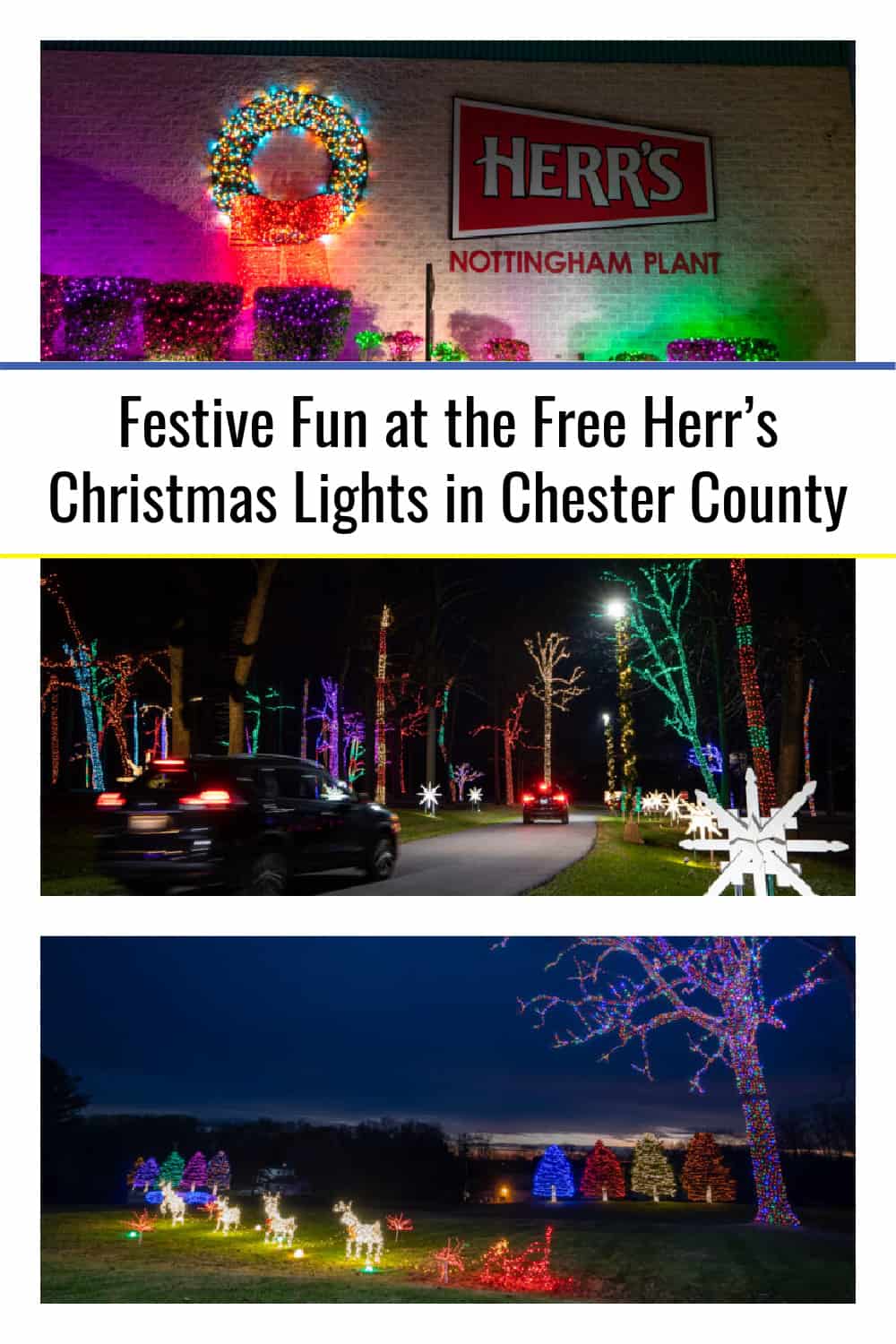Festive Fun at the Free Herr's Christmas Lights in Chester County