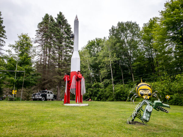 The field that is home to Schaefer's Auto Art in Erie, Pennsylvania