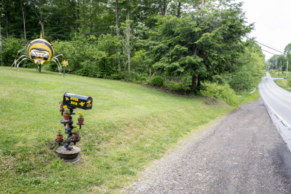 Parking for Schafer's Auto Art near Erie, Pennsylvania