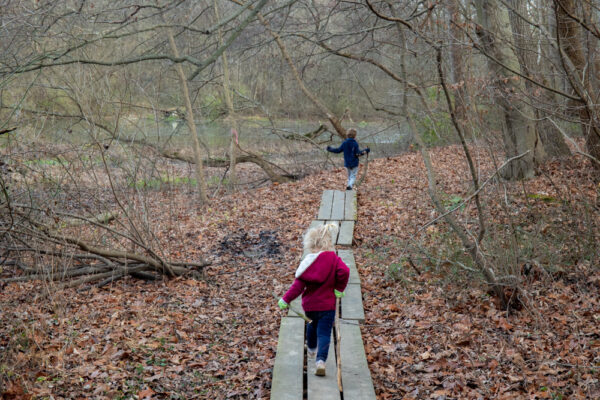 Hiking at Silver Mine Park in Lancaster County Pennsylvania