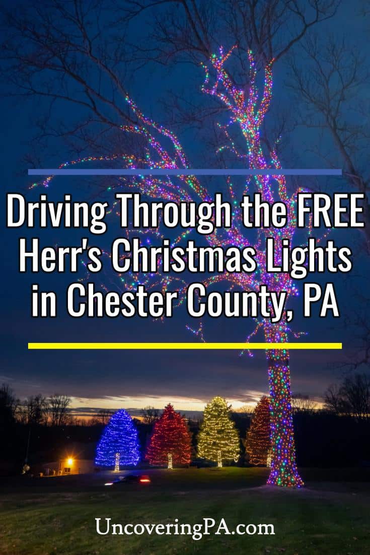 Festive Fun at the Free Herr's Christmas Lights in Chester County