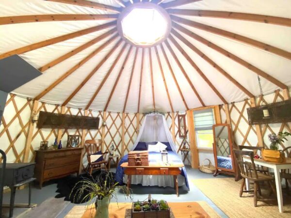 Yurt in the Poconos