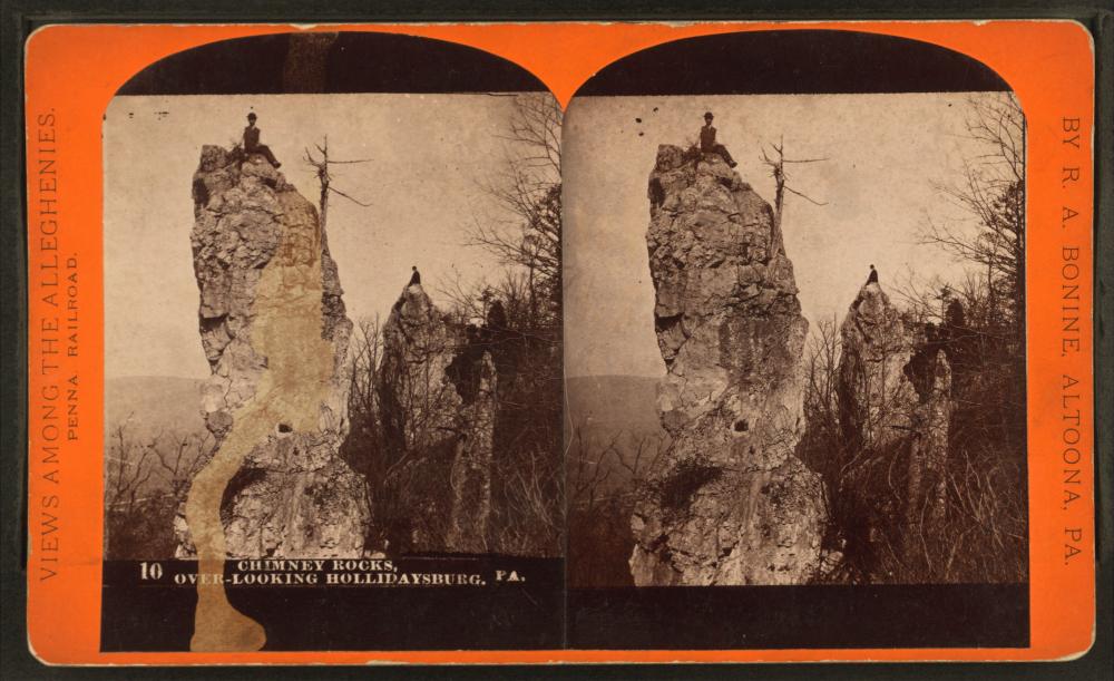 Enjoying the Amazing Views from Chimney Rocks in Hollidaysburg, PA